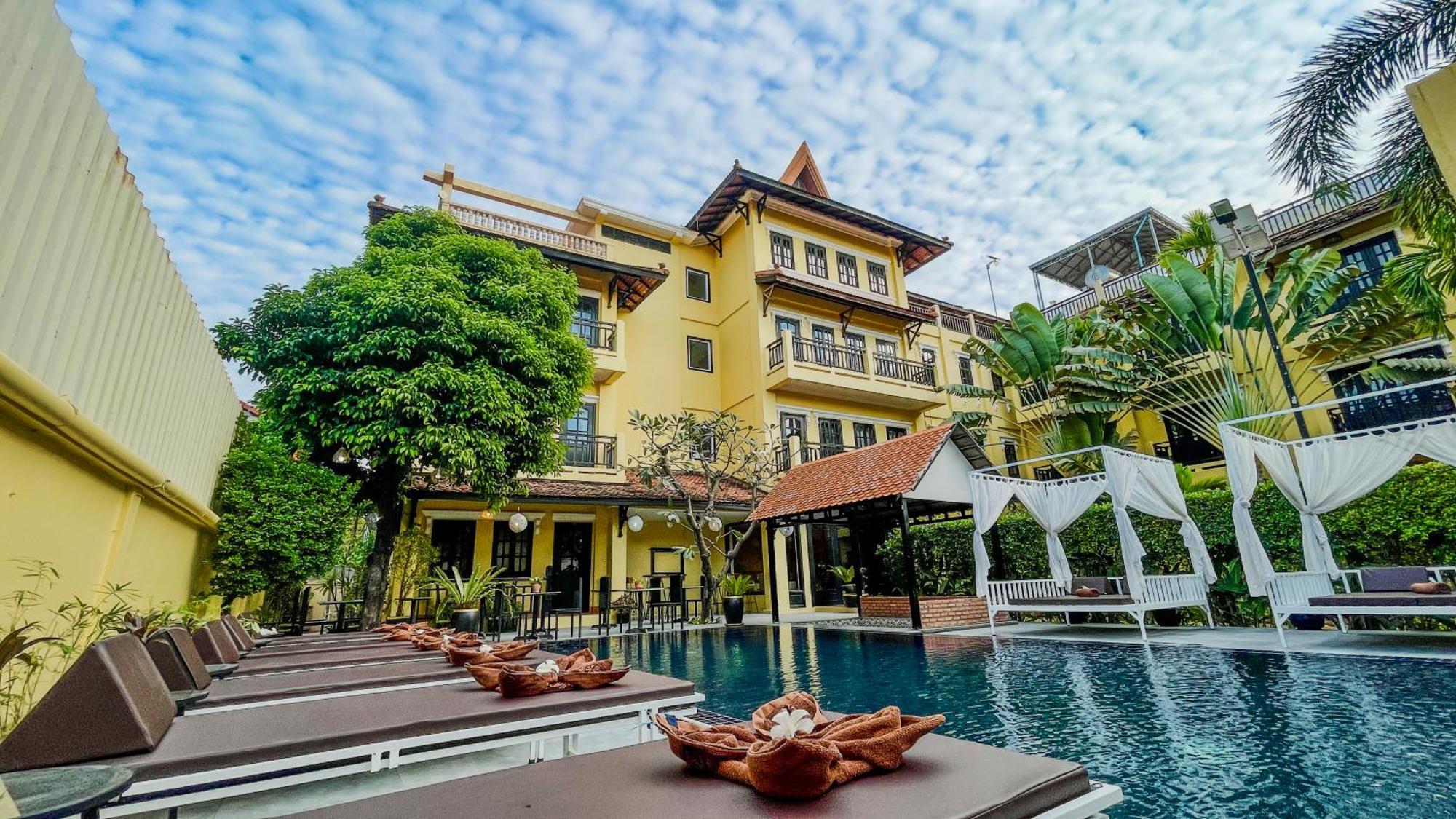 Villa Indochine D'Angkor سيام ريب المظهر الخارجي الصورة