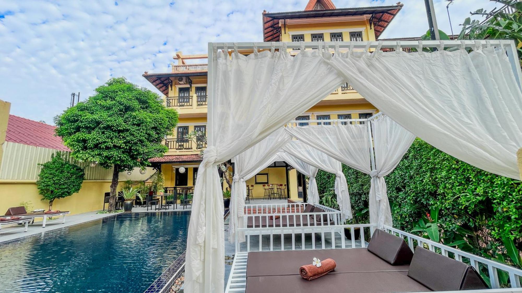Villa Indochine D'Angkor سيام ريب المظهر الخارجي الصورة
