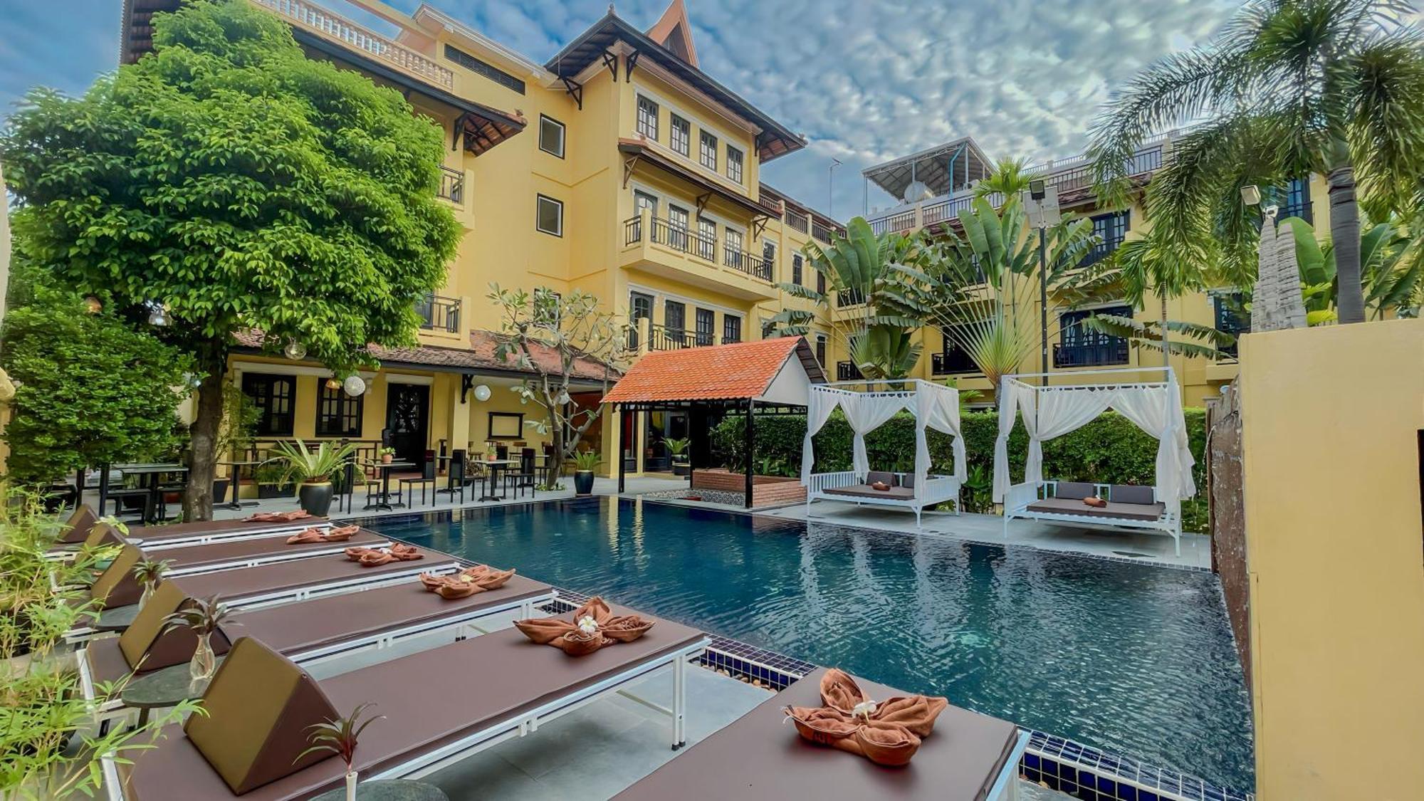 Villa Indochine D'Angkor سيام ريب المظهر الخارجي الصورة