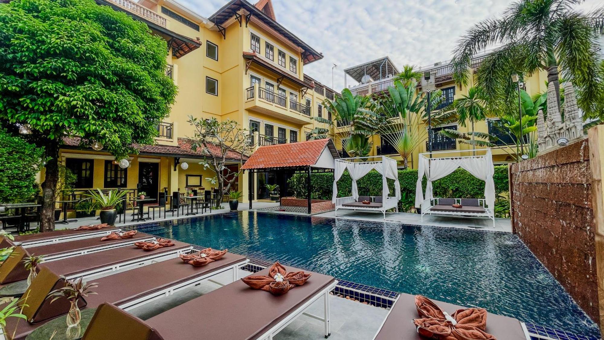 Villa Indochine D'Angkor سيام ريب المظهر الخارجي الصورة