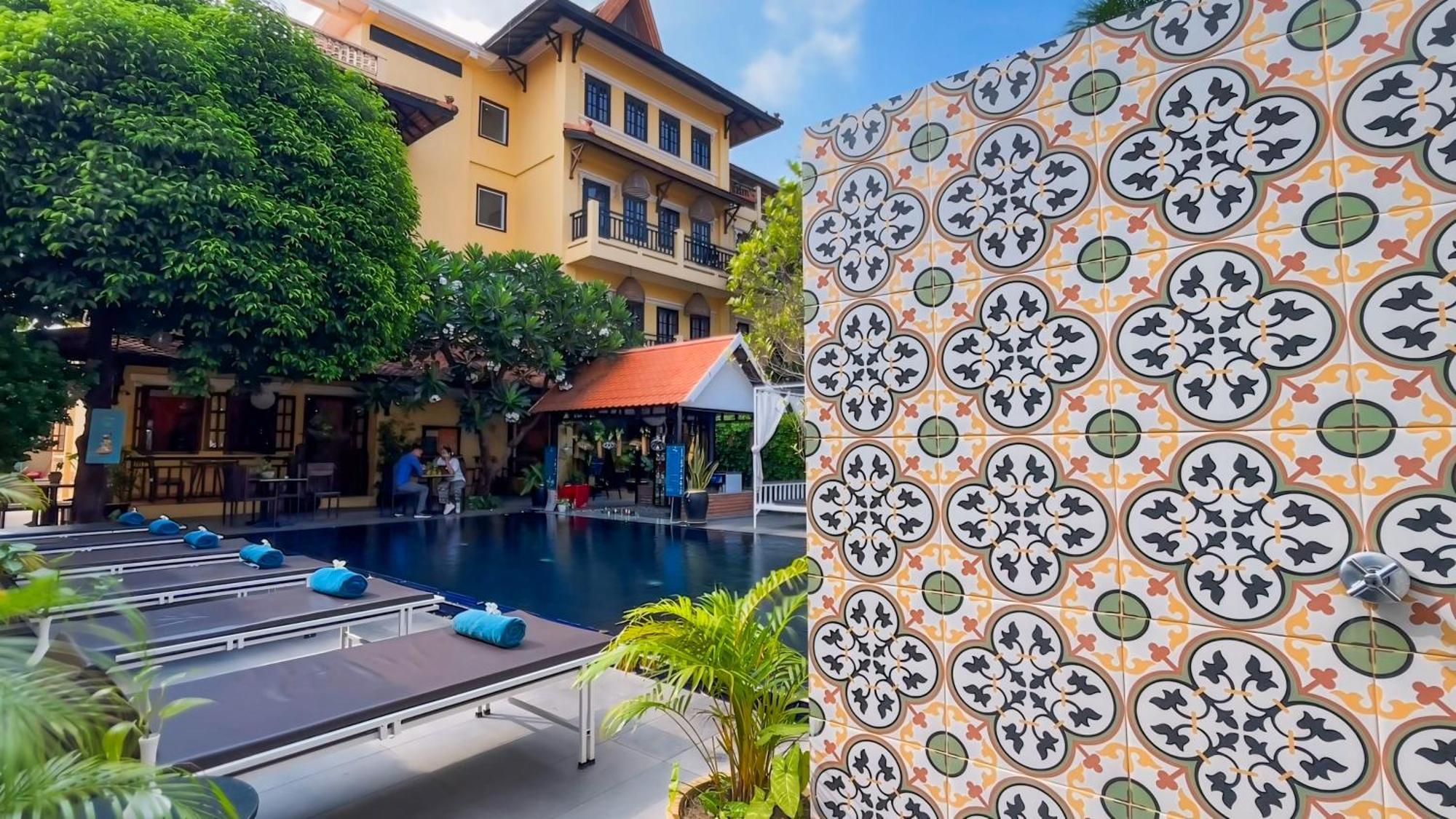Villa Indochine D'Angkor سيام ريب المظهر الخارجي الصورة